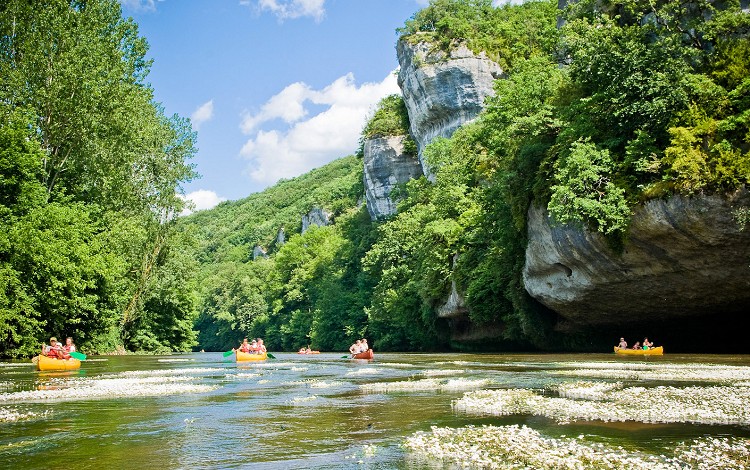 canoe sur la vezere